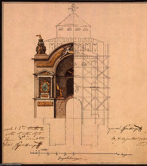 Nikolskaya Tower In Moscow — Pietro Di Gottardo Gonzaga