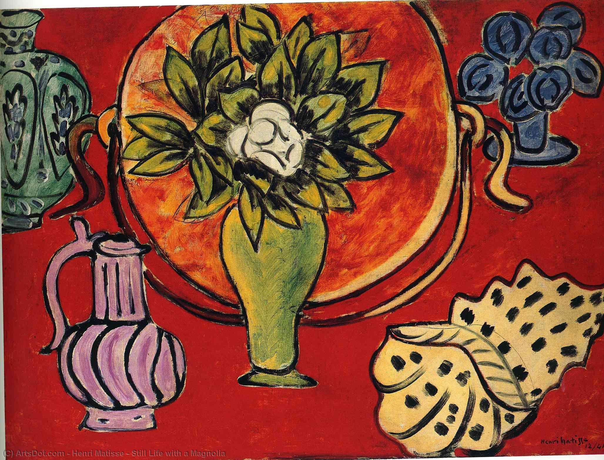 Still Life With A Magnolia — Henri Matisse