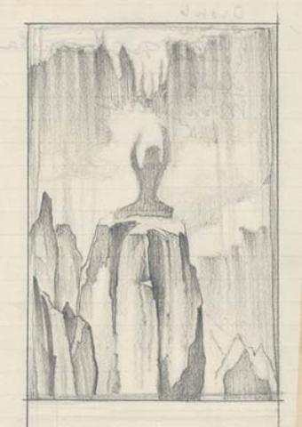 Composition Sketch For ''ecstasy'' 1 — Nicholas Roerich
