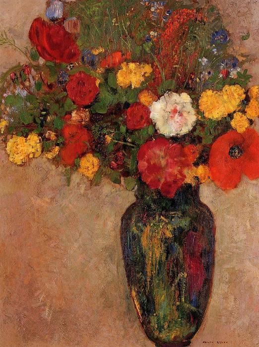 Vase Of Flowers — Odilon Redon