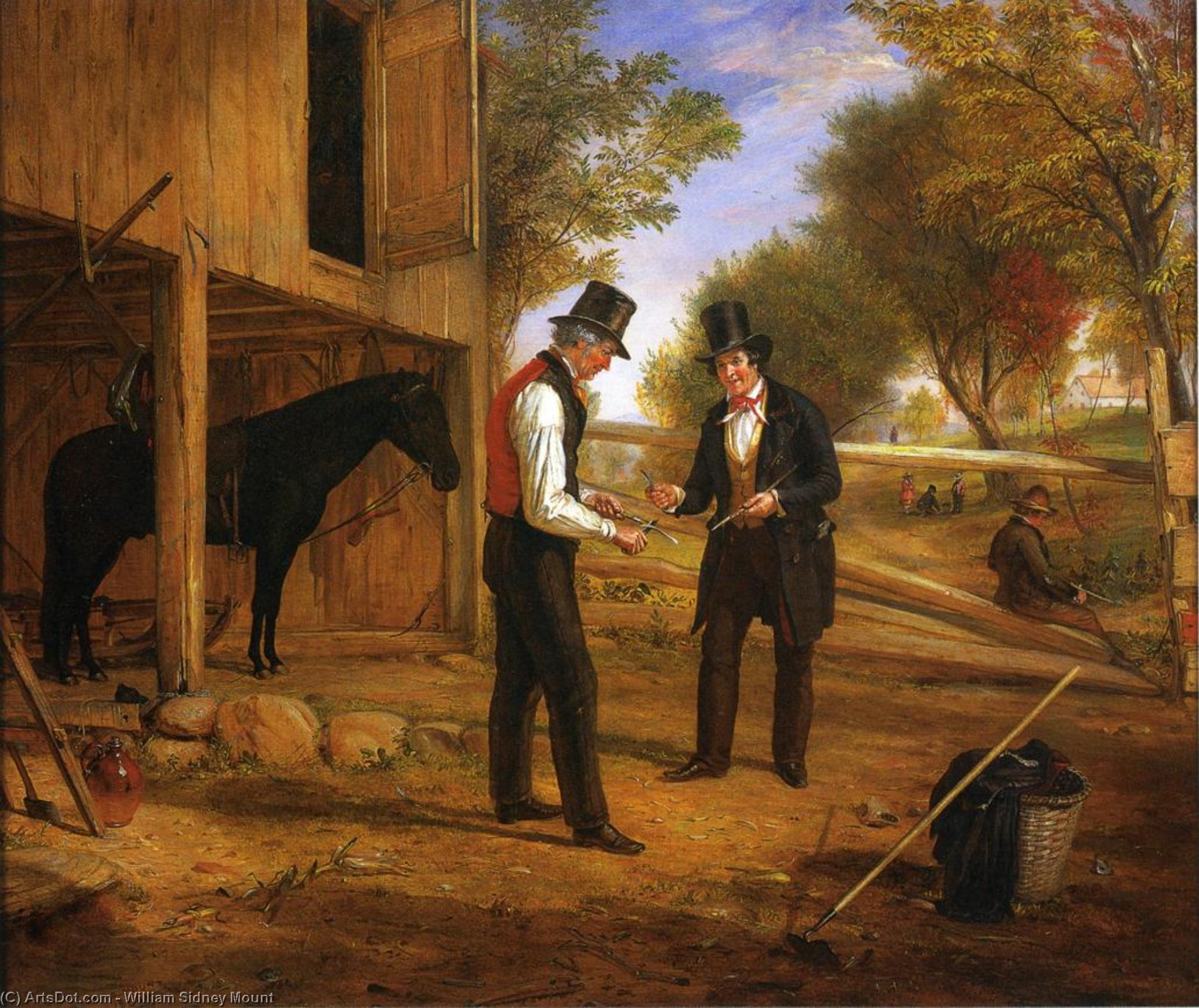 Coming To The Point — William Sidney Mount
