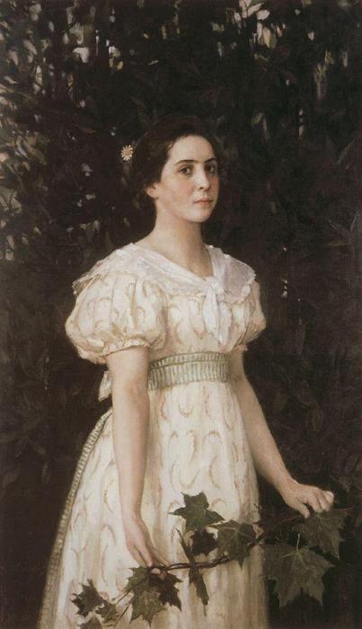 Portrait Of Vera Savvishna Mammoth — Victor Vasnetsov