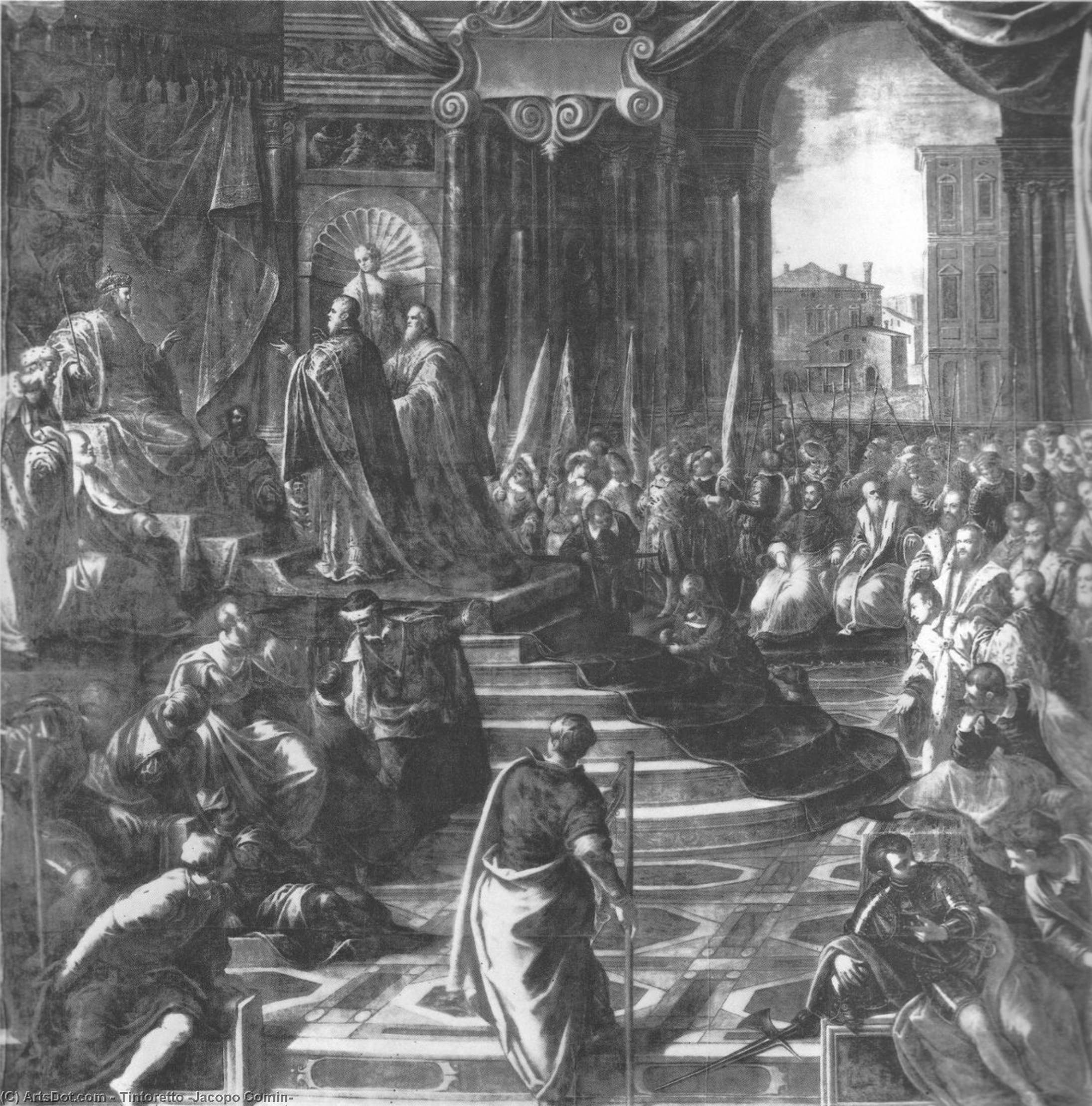 Der Venezianische Botschafter Zu Barbarossa — Tintoretto (jacopo Comin)
