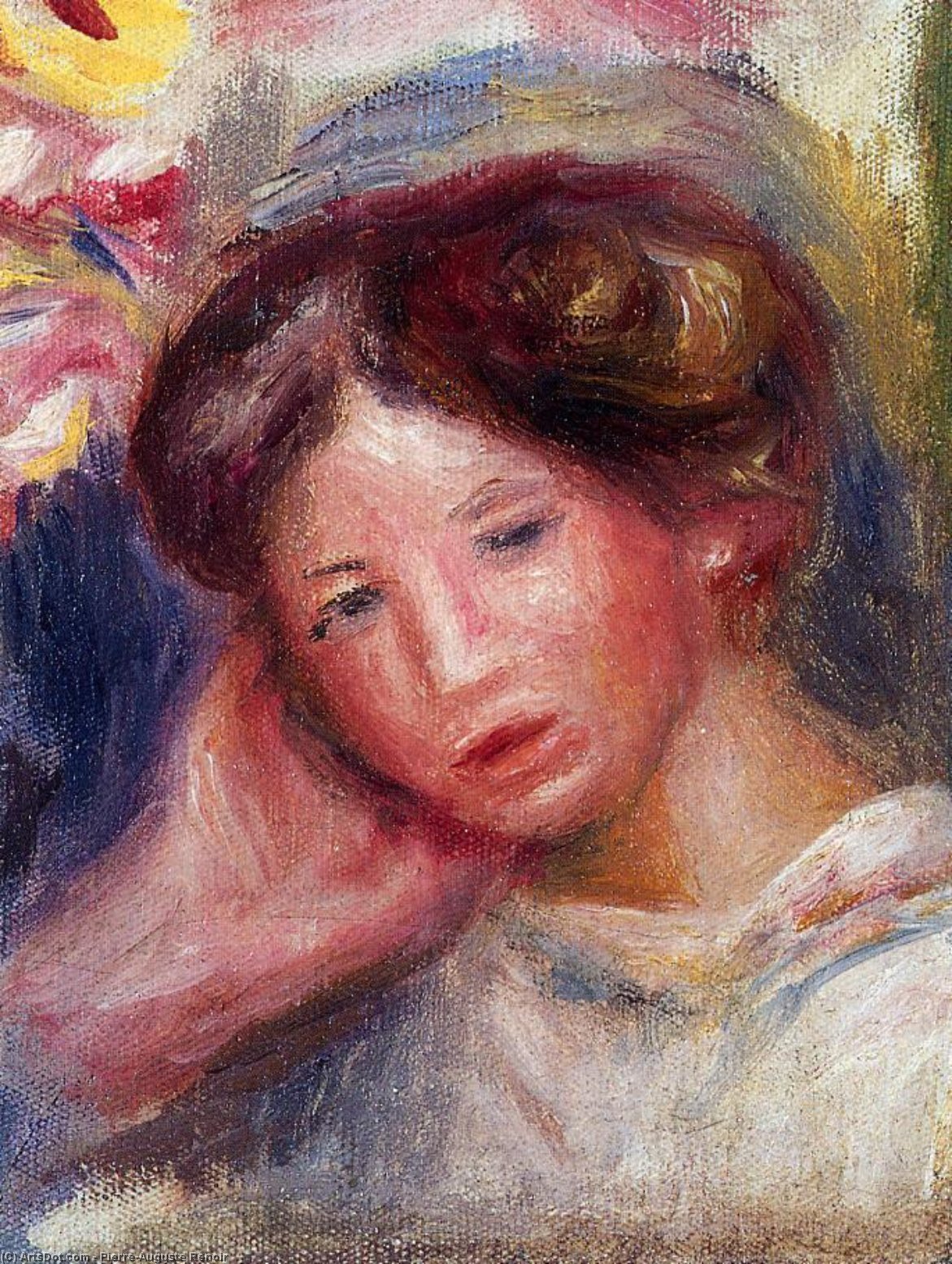 Woman's Head — Pierre-auguste Renoir