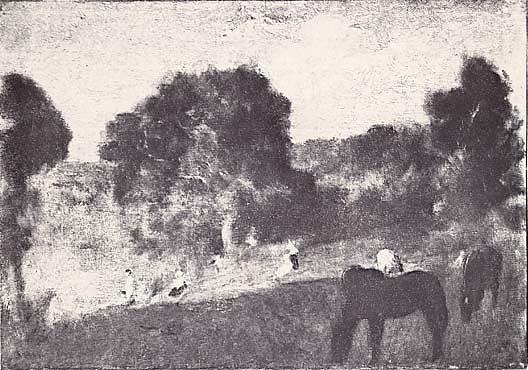 Landscape With Figures, (painting) — Arthur B. Davies