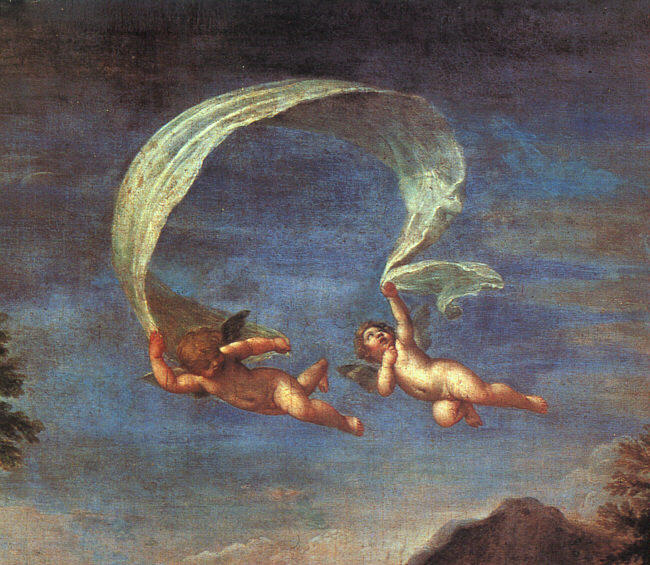 Adonis Led By Cupids To Venus, Detail — Albani Francesco (l'albane)