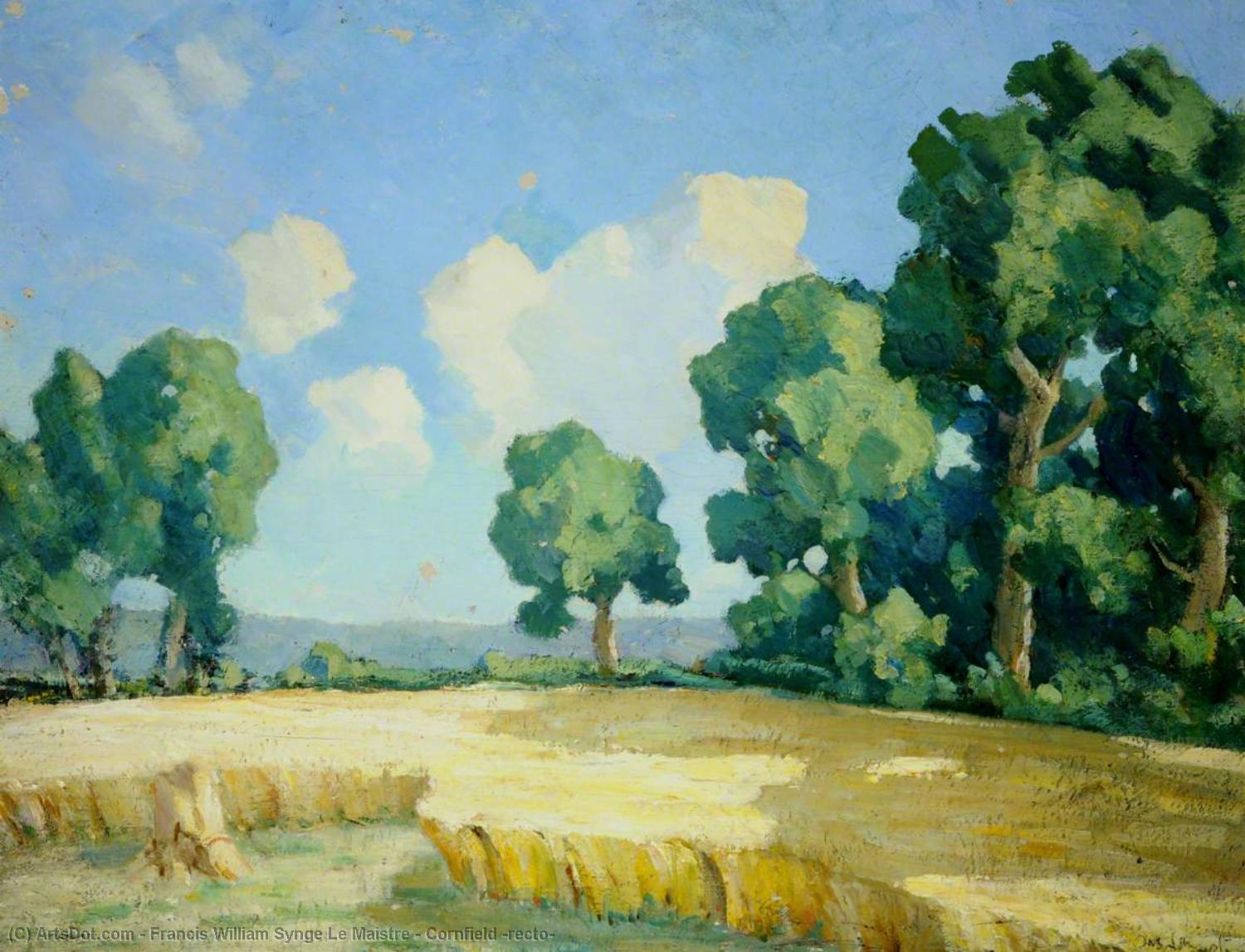 Cornfield (recto) — Francis William Synge Le Maistre