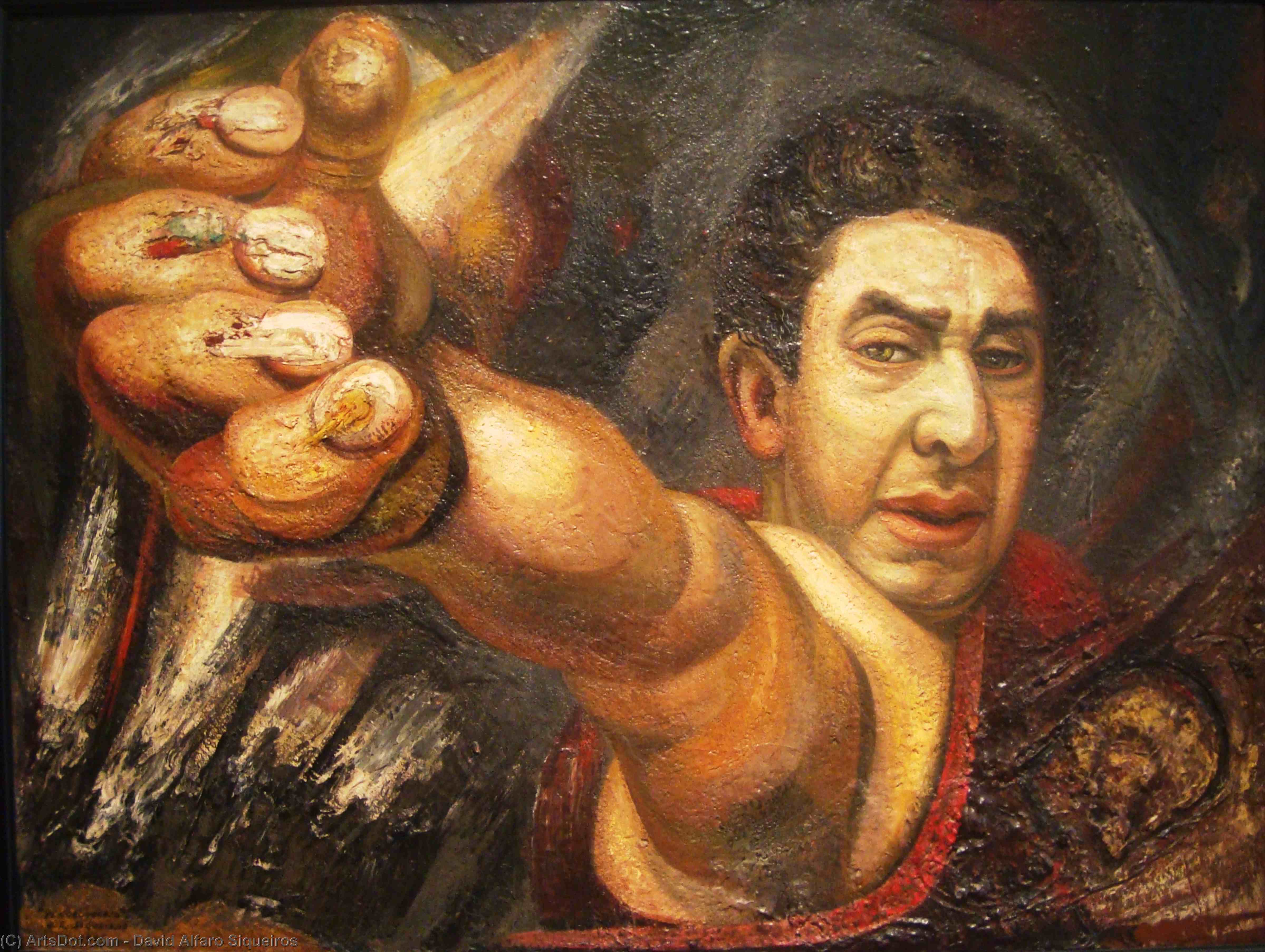 Self-portrait — David Alfaro Siqueiros
