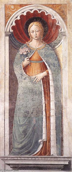 St Fina (on The Pillar) — Benozzo Gozzoli
