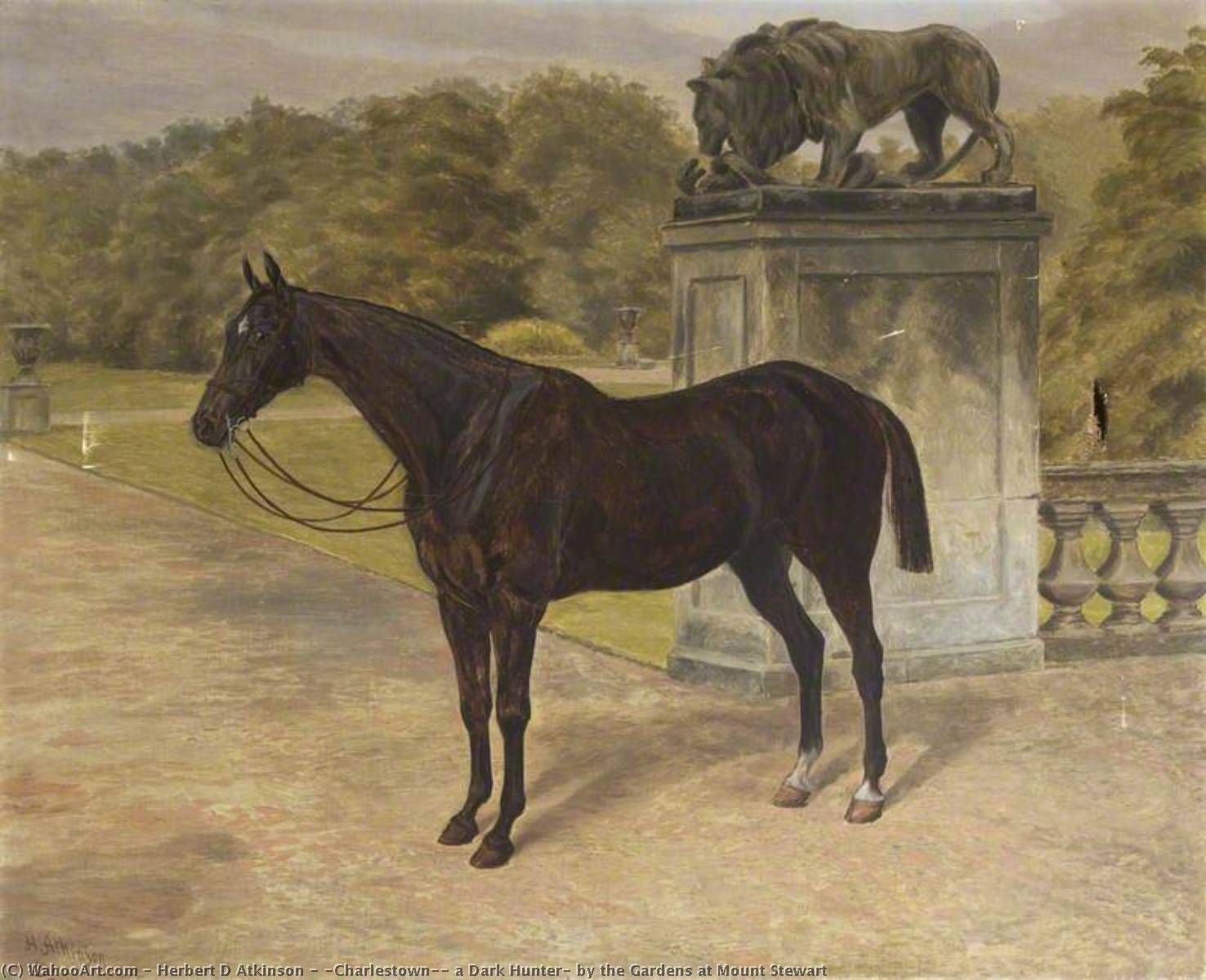'charlestown', A Dark Hunter, By The Gardens At Mount Stewart — Herbert D Atkinson