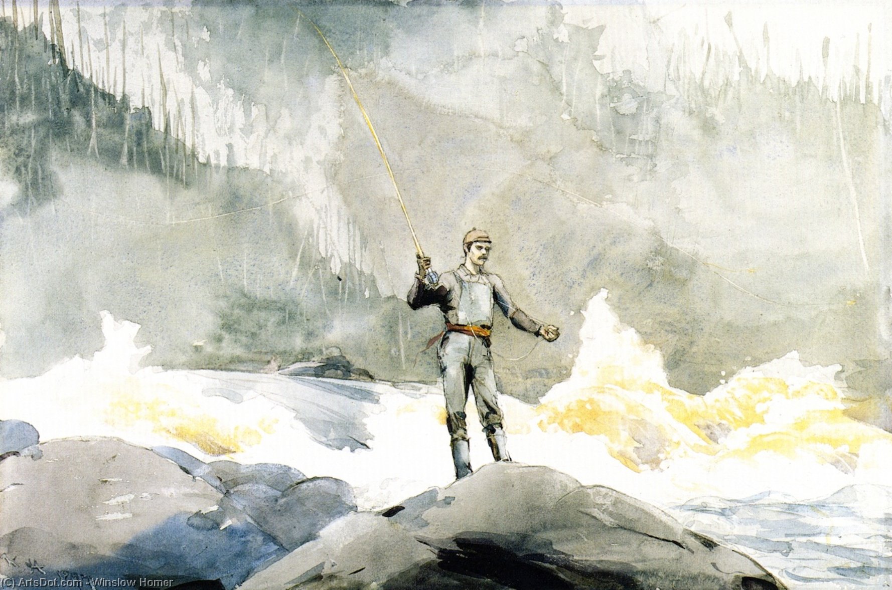 Casting — Winslow Homer