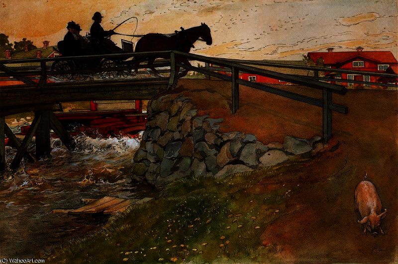 The Bridge 1 — Carl Larsson