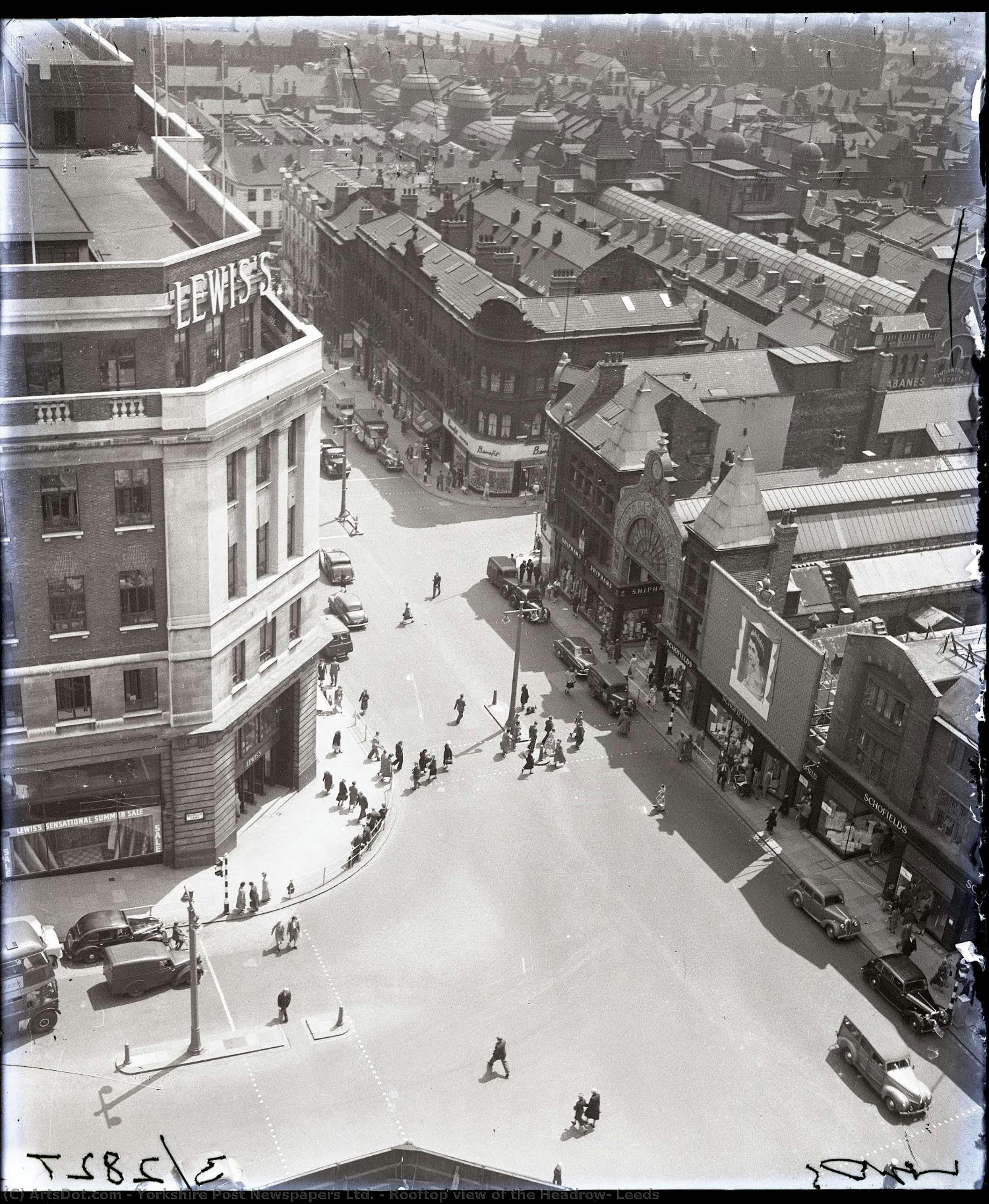 Rooftop View Of The Headrow, Leeds — Yorkshire Post Newspapers Ltd.