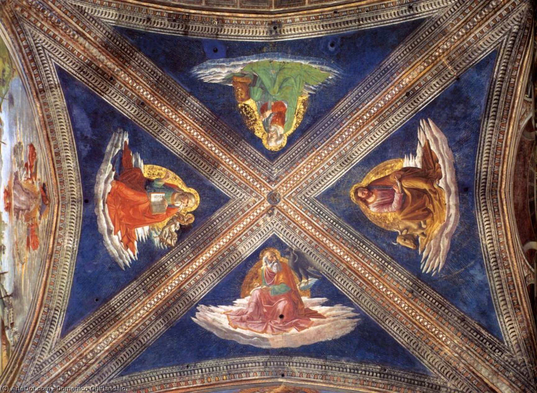 Gewölbe Der Tornabuoni-kapelle — Domenico Ghirlandaio