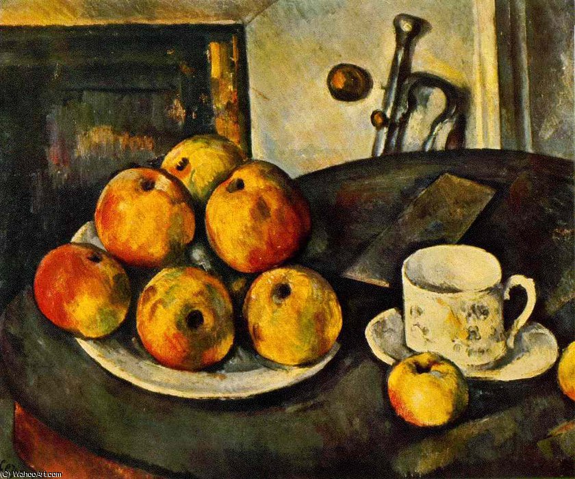 Still Life With Apples,1890-94, Private,usa — Paul Cézanne