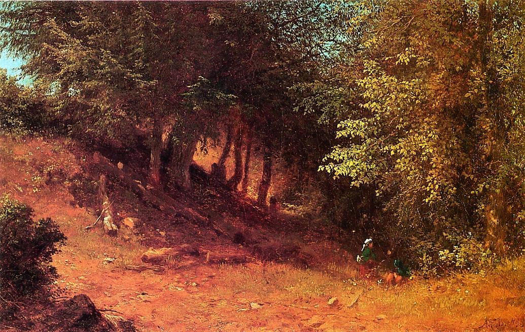 Picnic In A Summer Landscape — Albert Fitch Bellows