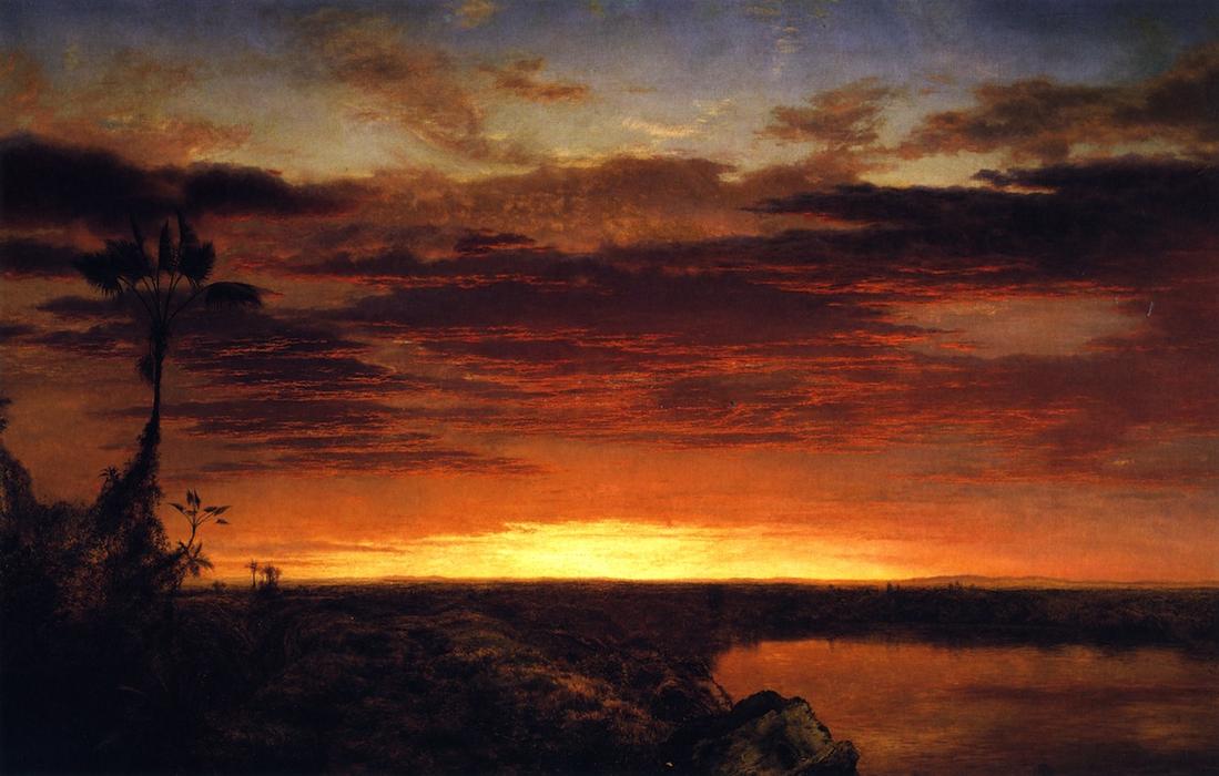 Parting Day / Dies Like The Dolphin, Whom Each/ Pang Imbues/ With A New Colour As It Gasps/ Away — Louis Remy Mignot