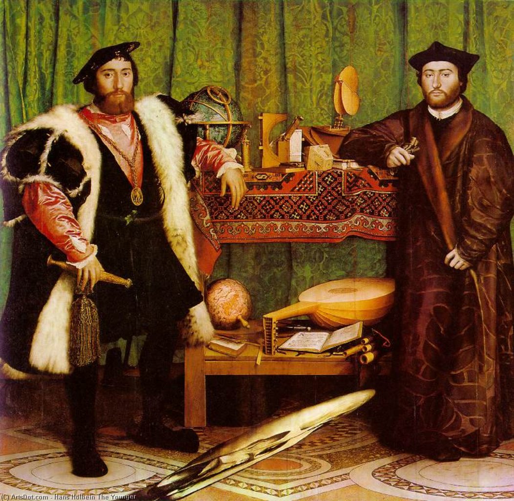 Ambassadors, National Gallery At London — Hans Holbein The Younger
