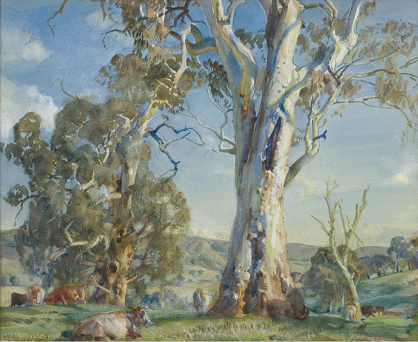 Woodside Pastoral — Hans Heysen