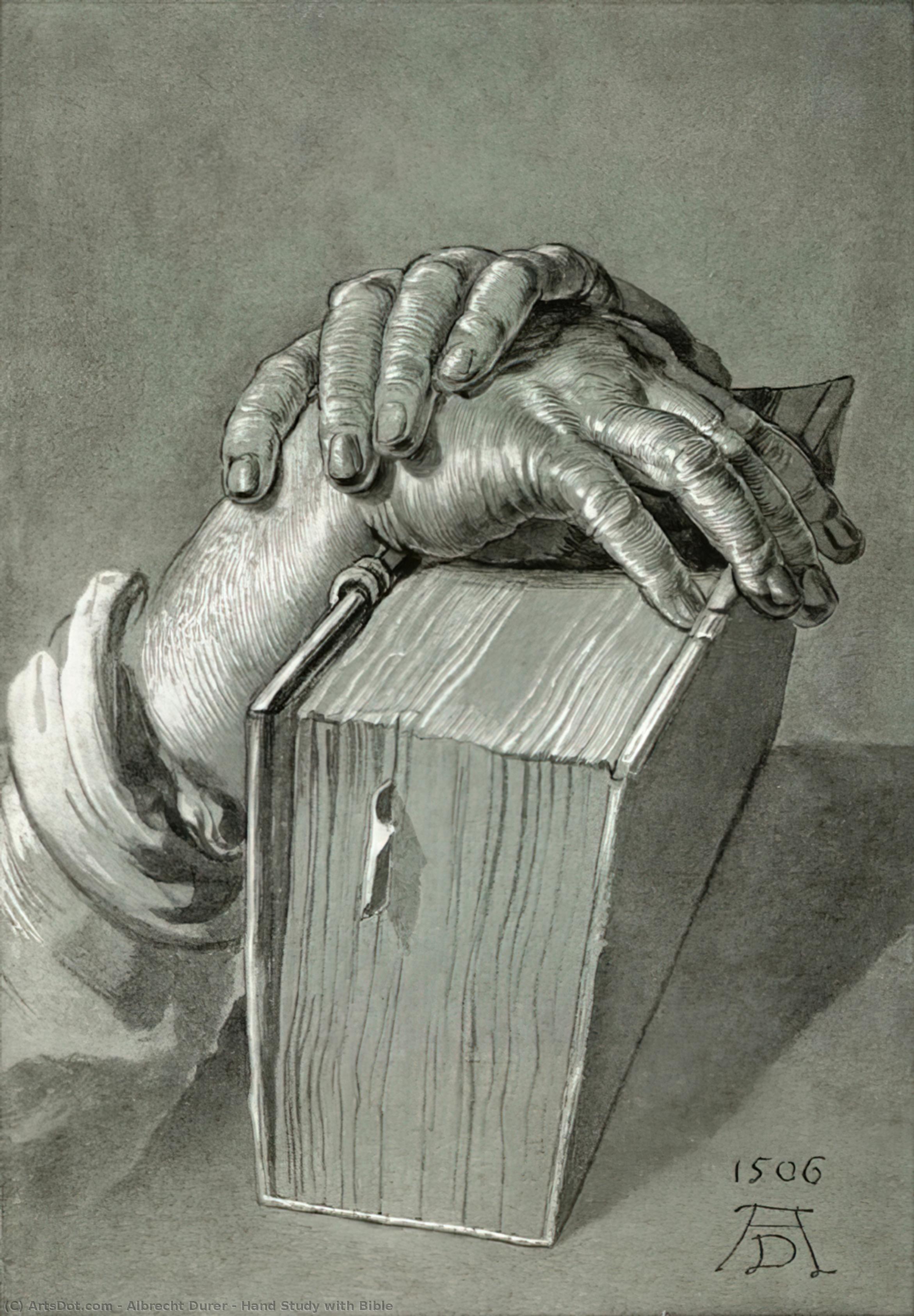 Hand Study With Bible — Albrecht Dürer