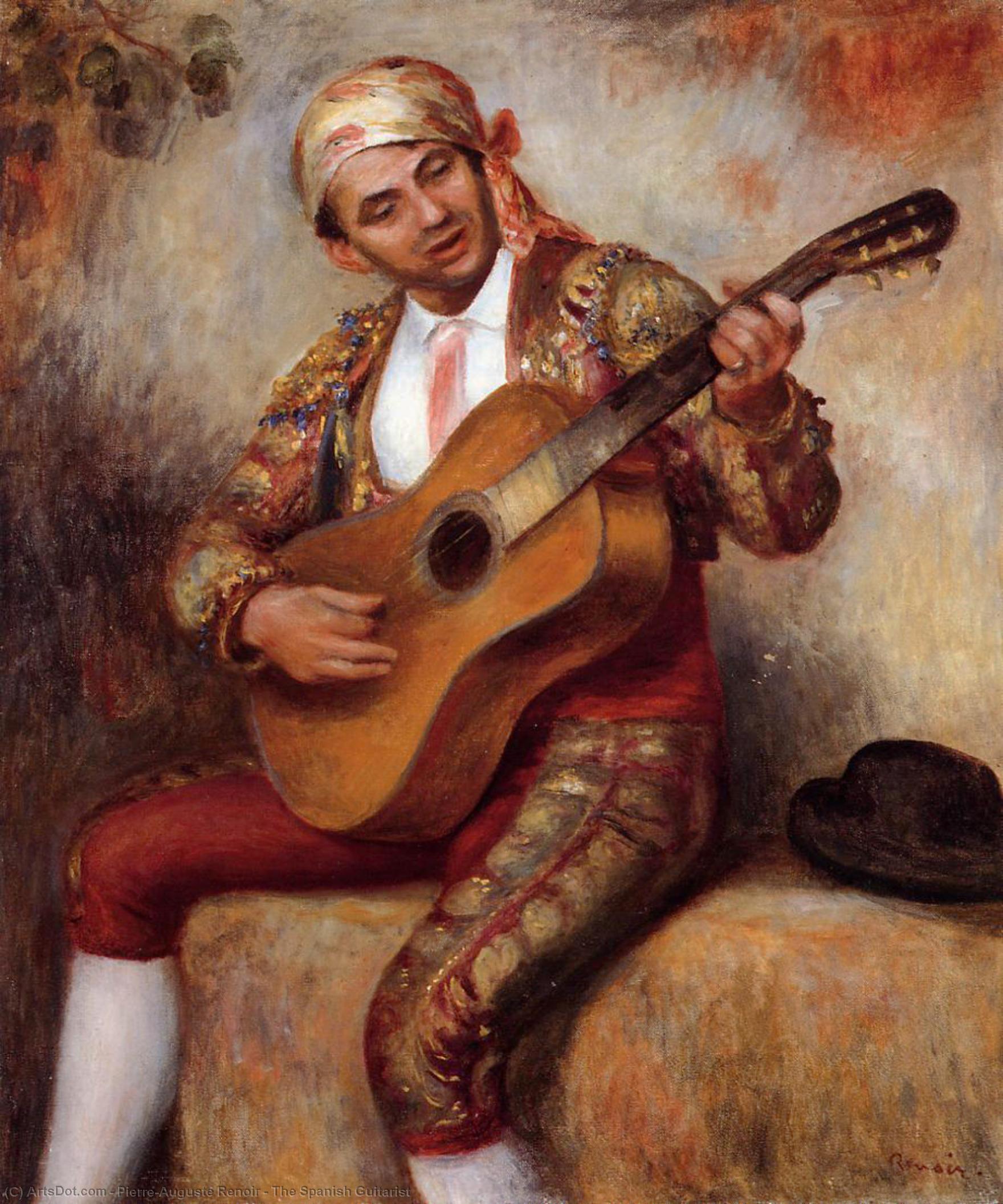 The Spanish Guitarist — Pierre-auguste Renoir
