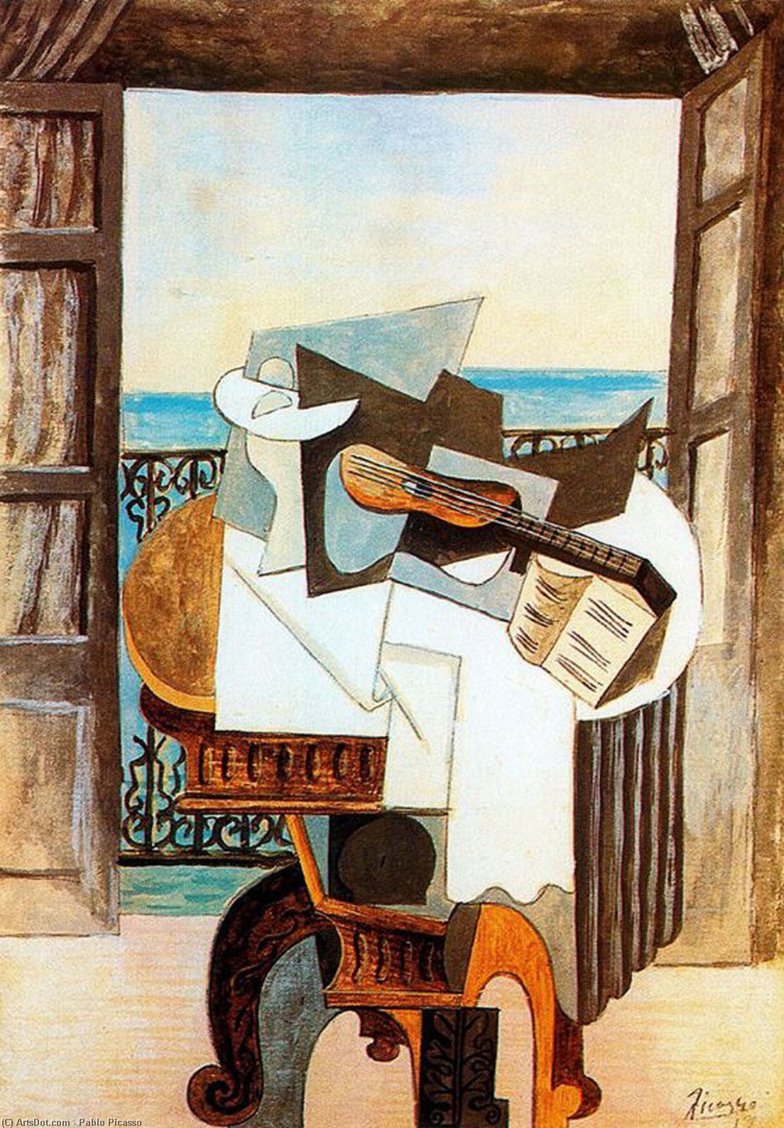 Table In Front Of Window — Pablo Picasso