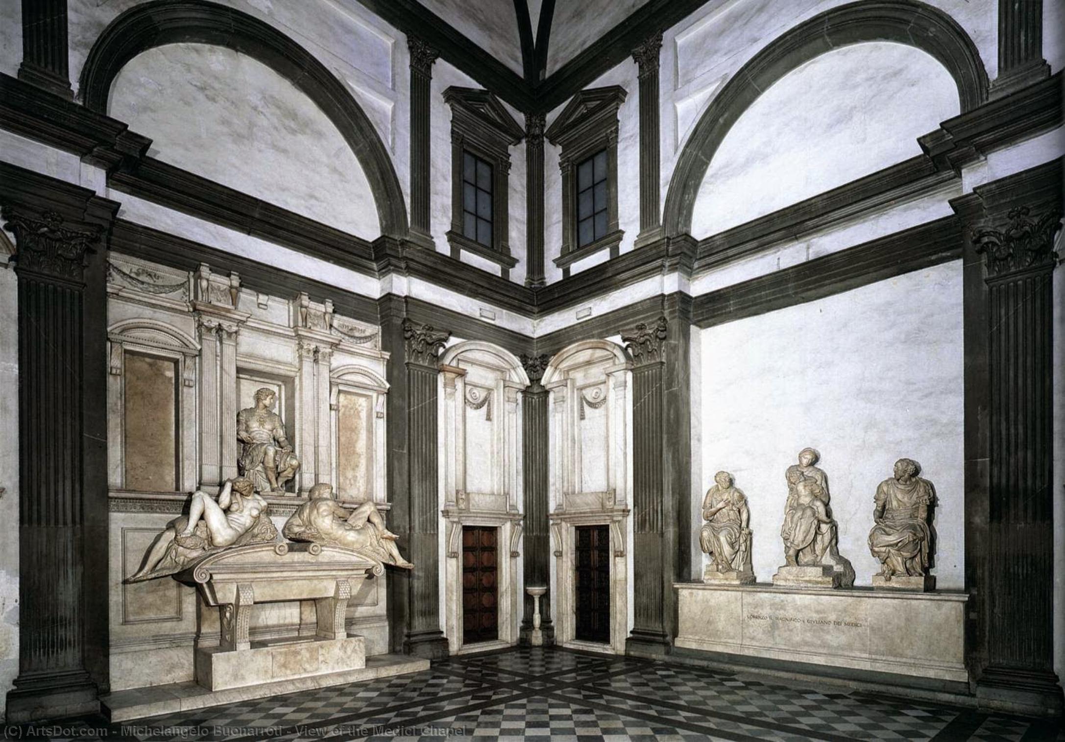 View Of The Medici Chapel — Michelangelo Buonarroti