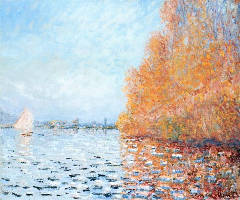 The Siene At Argentuil — Claude Monet