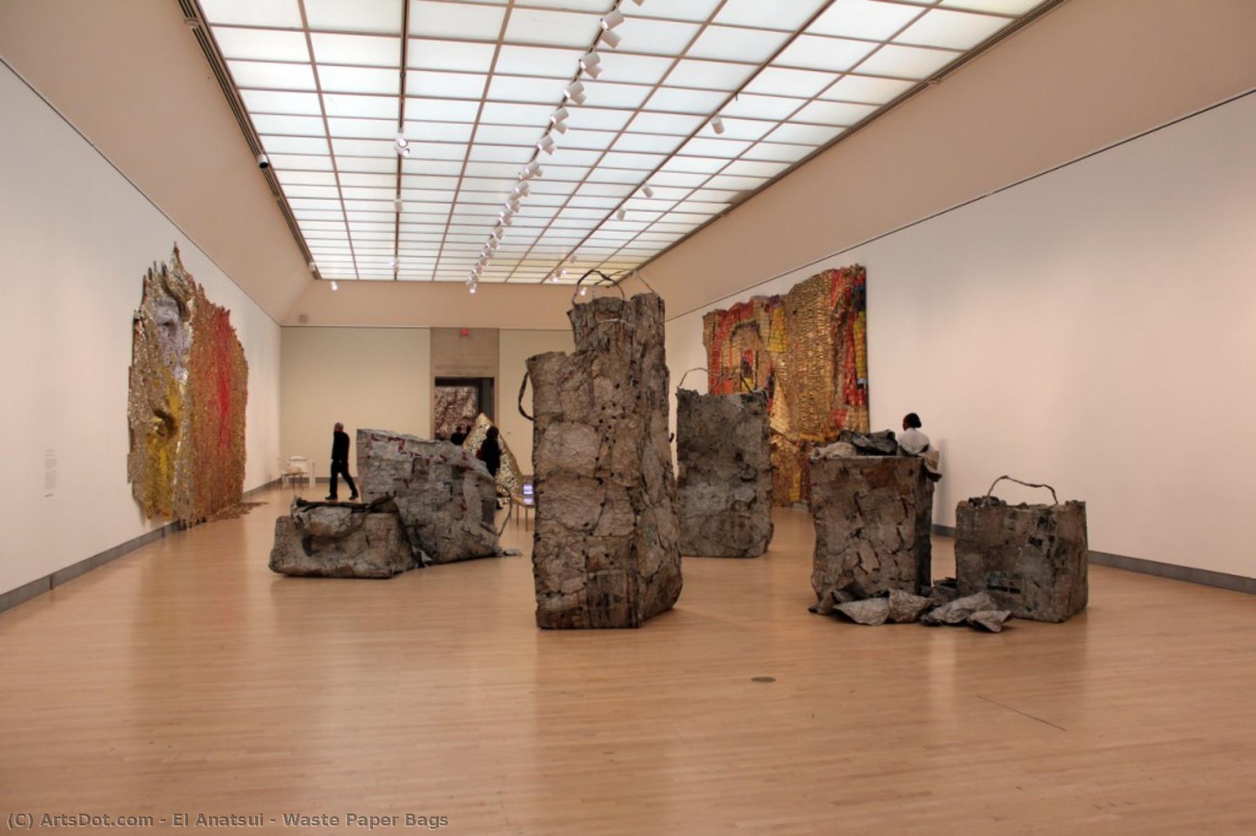 Papierbeutel — El Anatsui