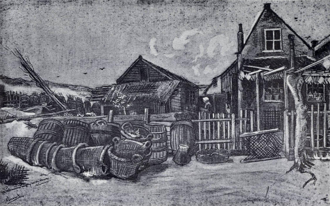Fish-drying Barn In Scheveningen — Vincent Willem Van Gogh