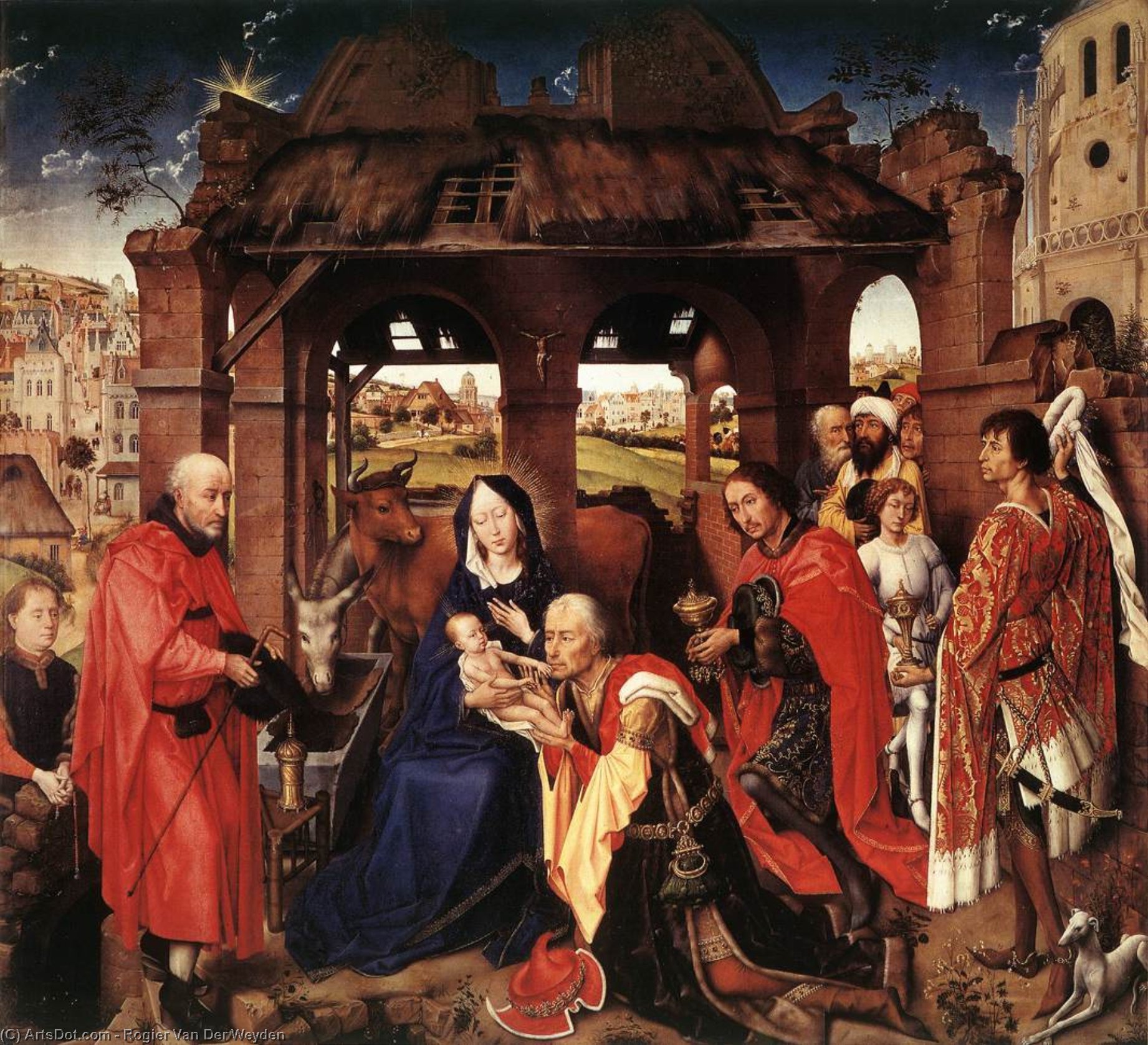 St Columba Altarpiece (central Panel) — Rogier Van Der Weyden