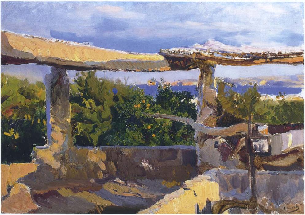 The Waterwheel, Javea — Joaquín Sorolla Y Bastida