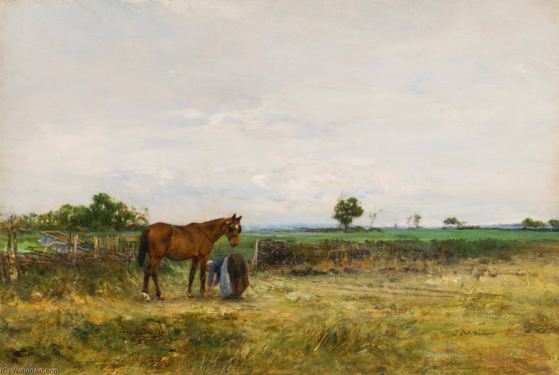 The Cart Horse — Ivan Pavlovich Pokhitonov