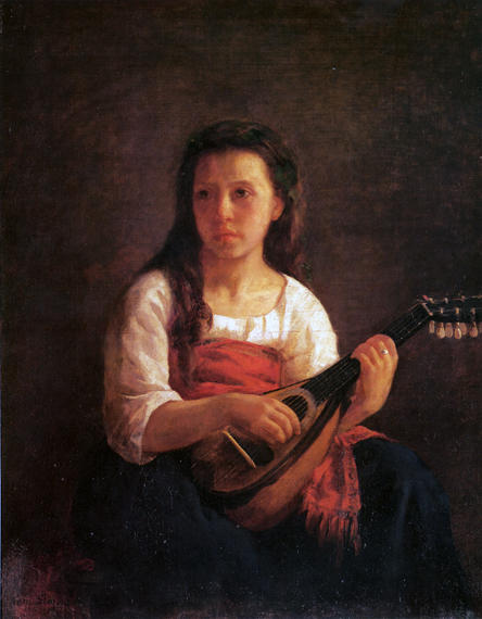 The Mandolin Player 1 — Mary Stevenson Cassatt