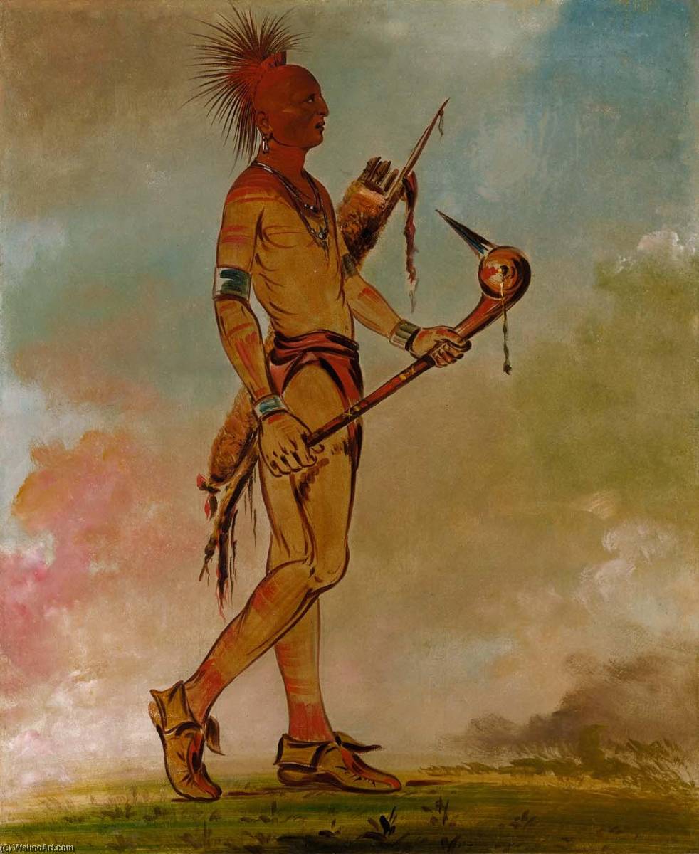 Shin Ga Wás Sa, Handsome Bird — George Catlin