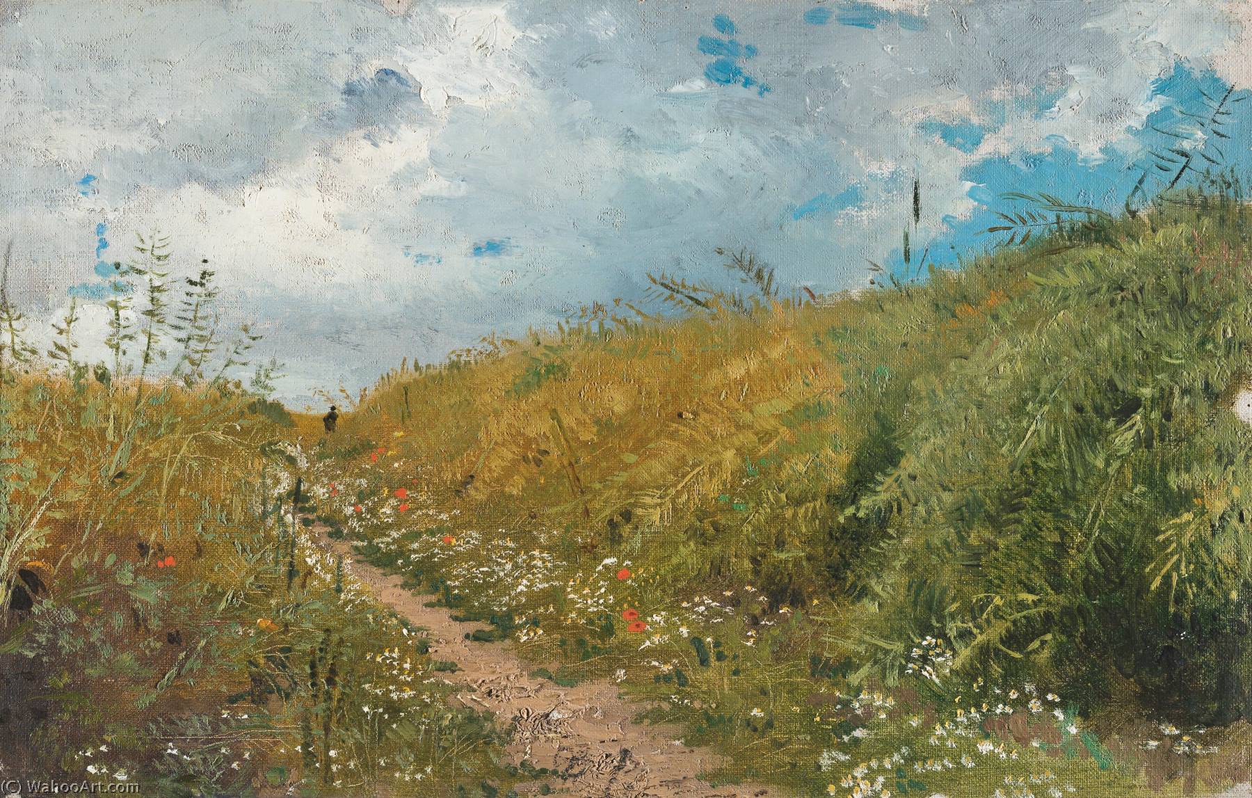 Road Through A Dell — Ilya Yefimovich Repin
