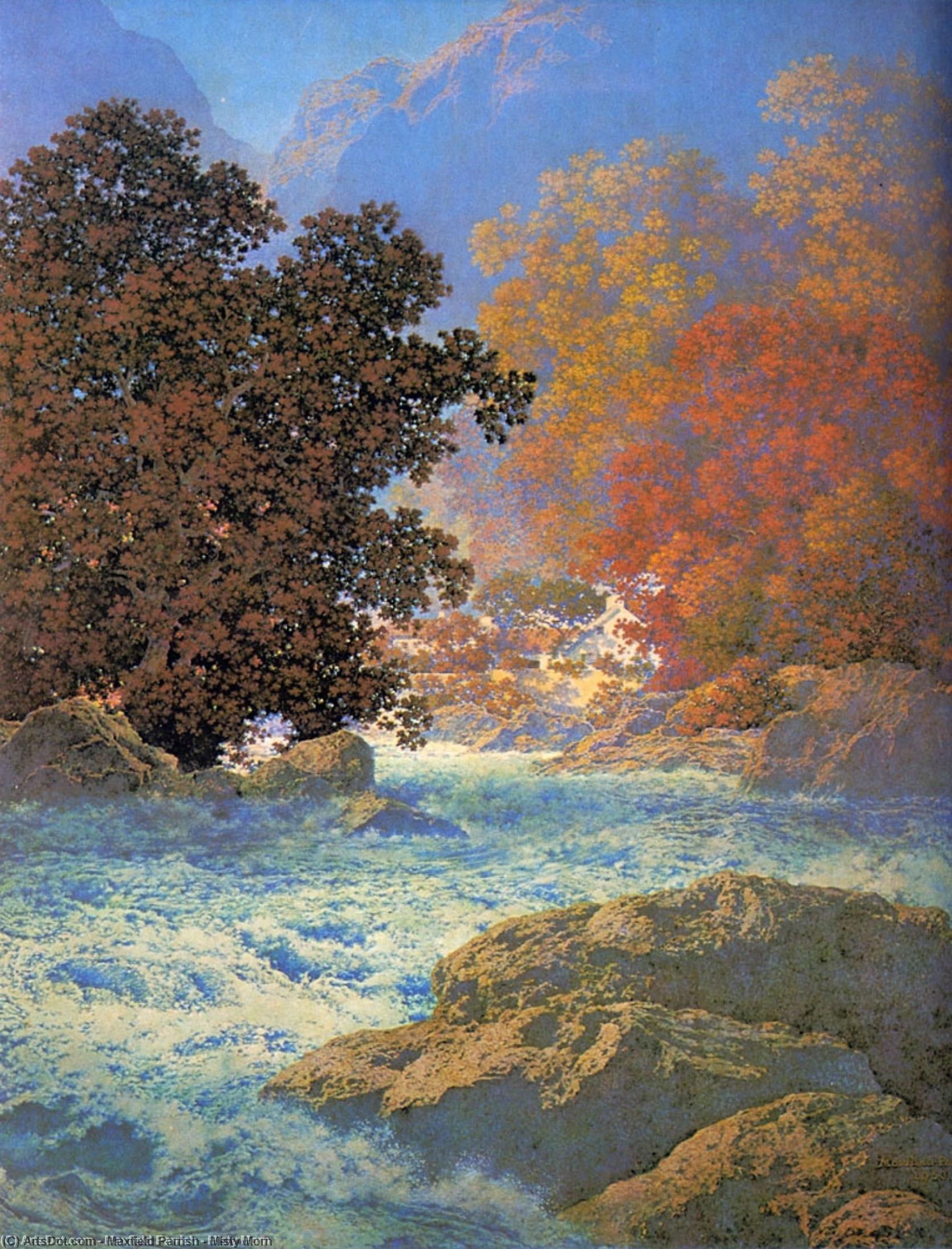 Misty Morn — Maxfield Parrish