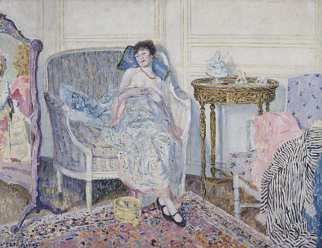 In The Boudoir — Frederick Carl Frieseke