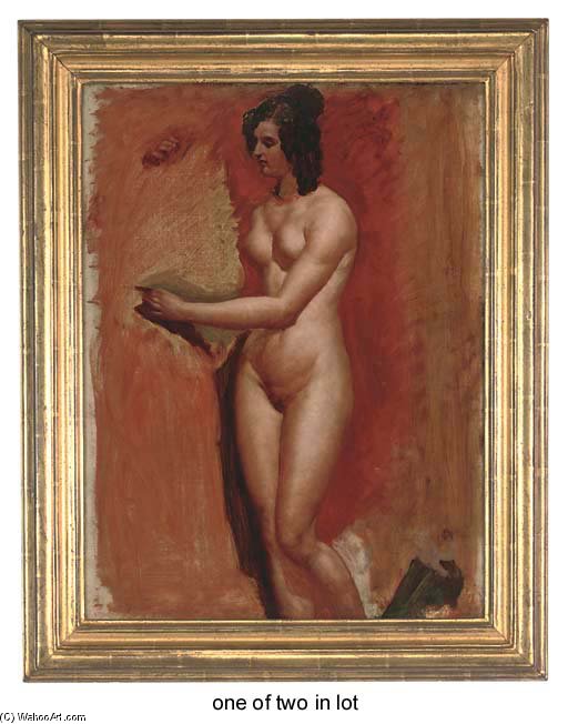 A Male Nude Study; And A Female Nude Study — William Etty