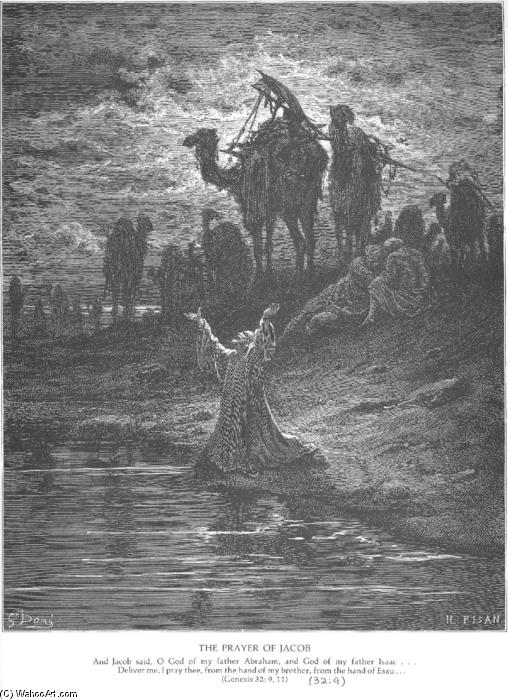 Jacob Prays For Protection — Paul Gustave Doré