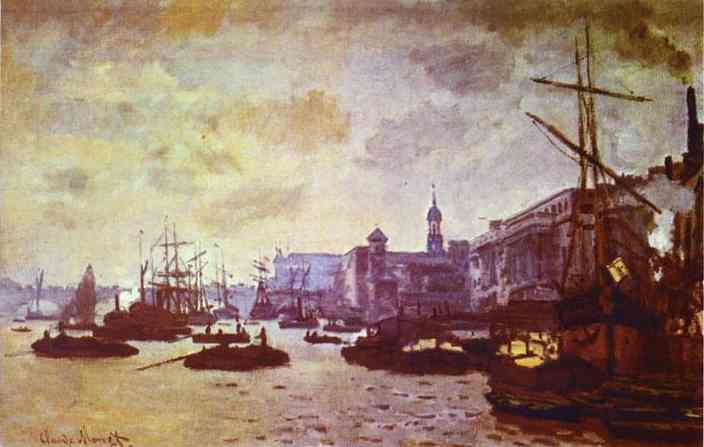 The London Harbour — Claude Monet