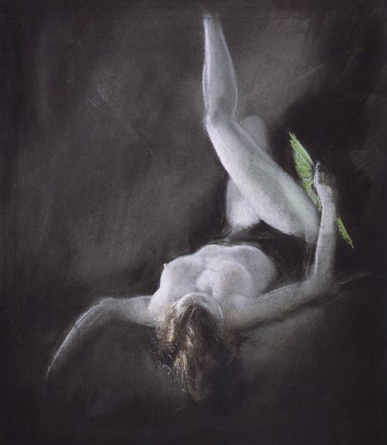 Nude With Green Fan — Everett Shinn