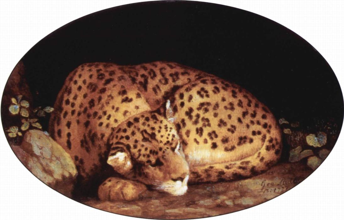 Sleeping Leopard — George Stubbs
