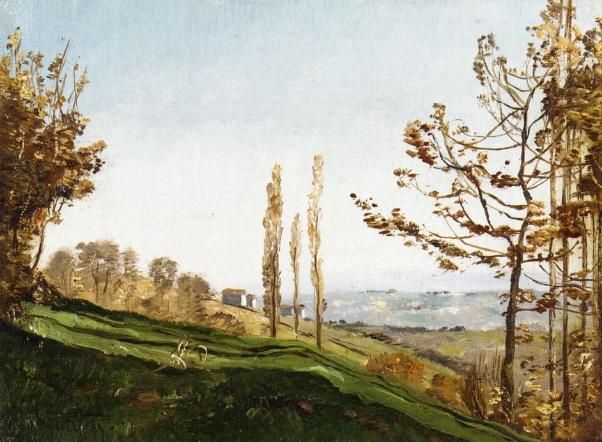 Landscape With Three Poplars — Paul Camille Guigou