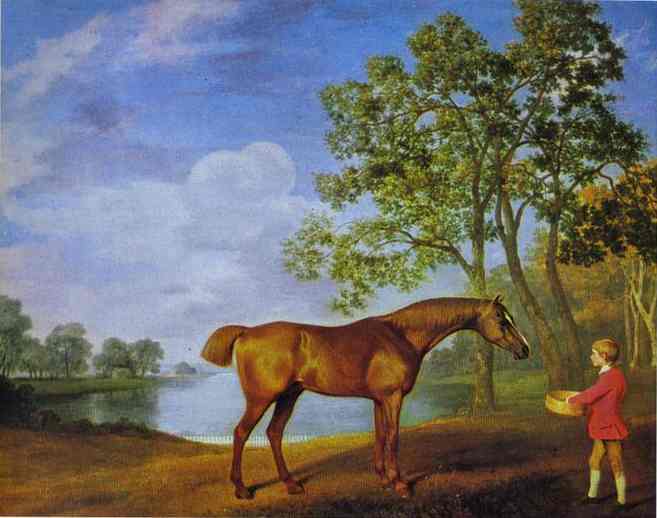 Pumpkin With A Stable Lad — George Stubbs