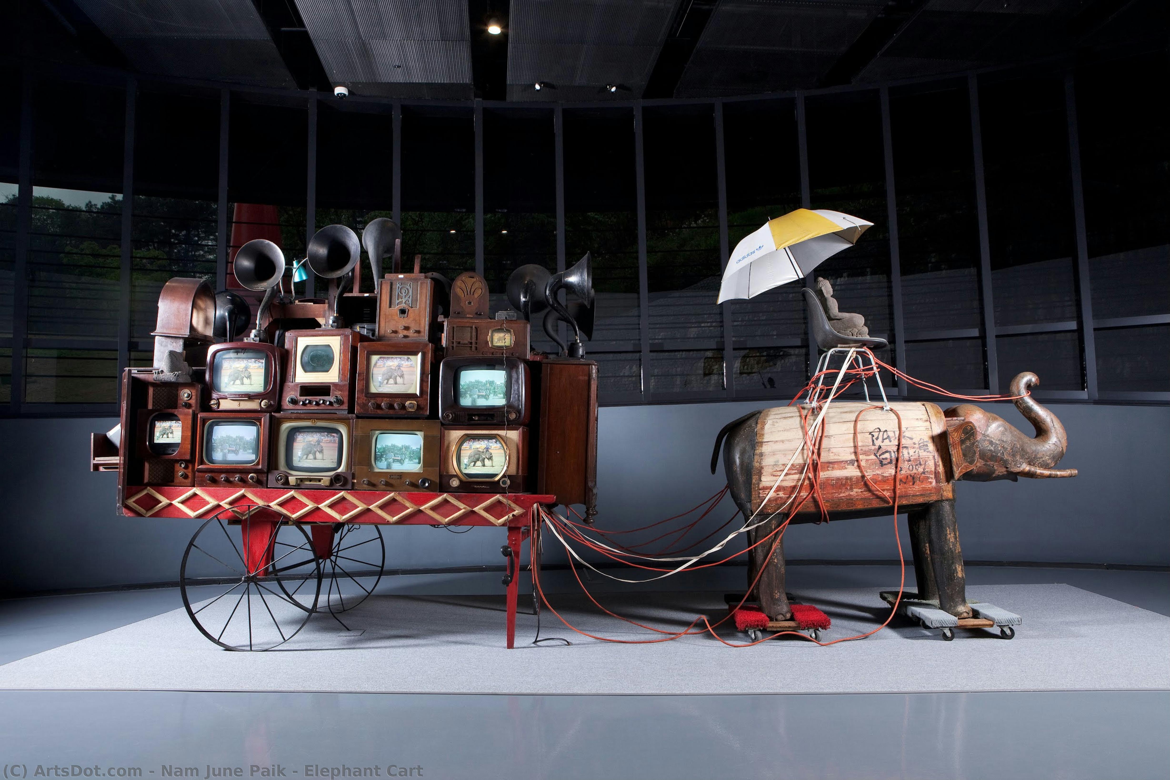 Elephant Cart — Nam June Paik