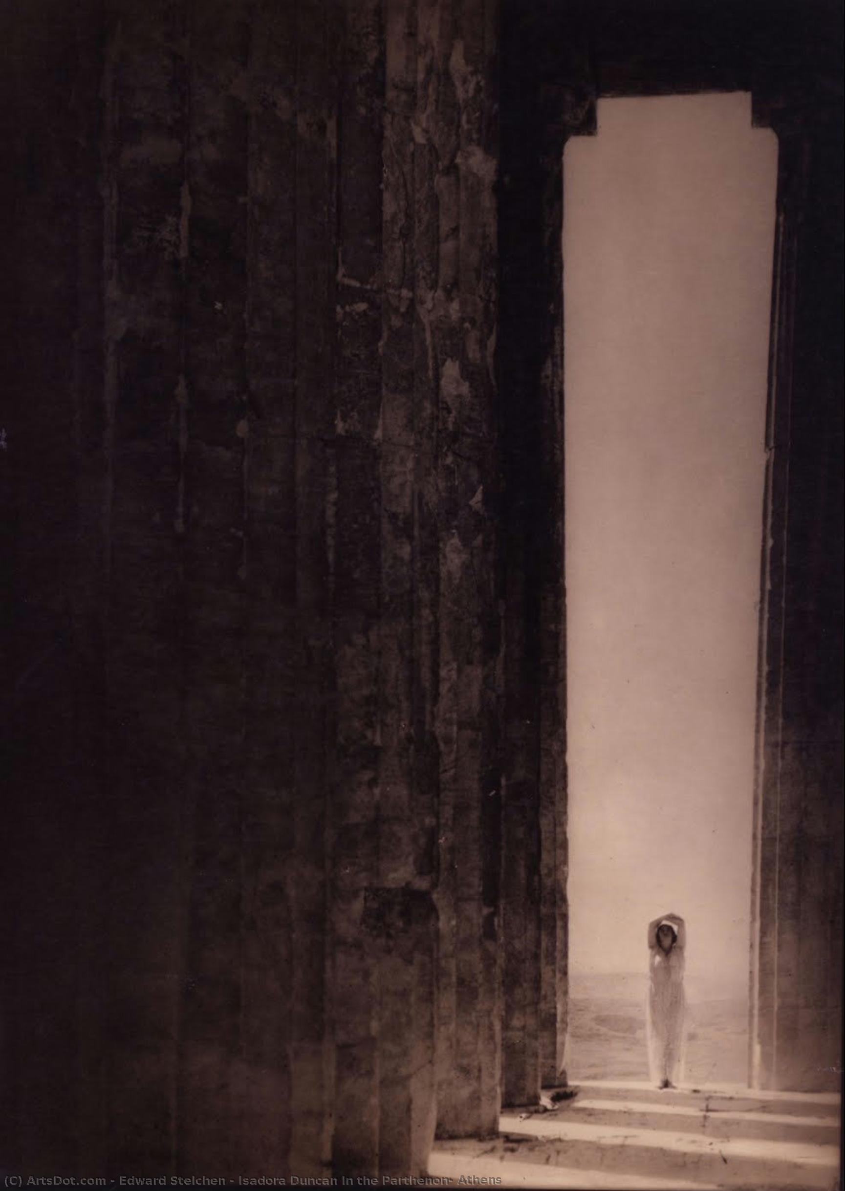 Isadora Duncan In The Parthenon, Athens — Edward Steichen