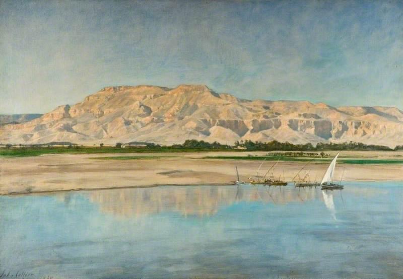 Theban Hills From Luxor — John Maler Collier
