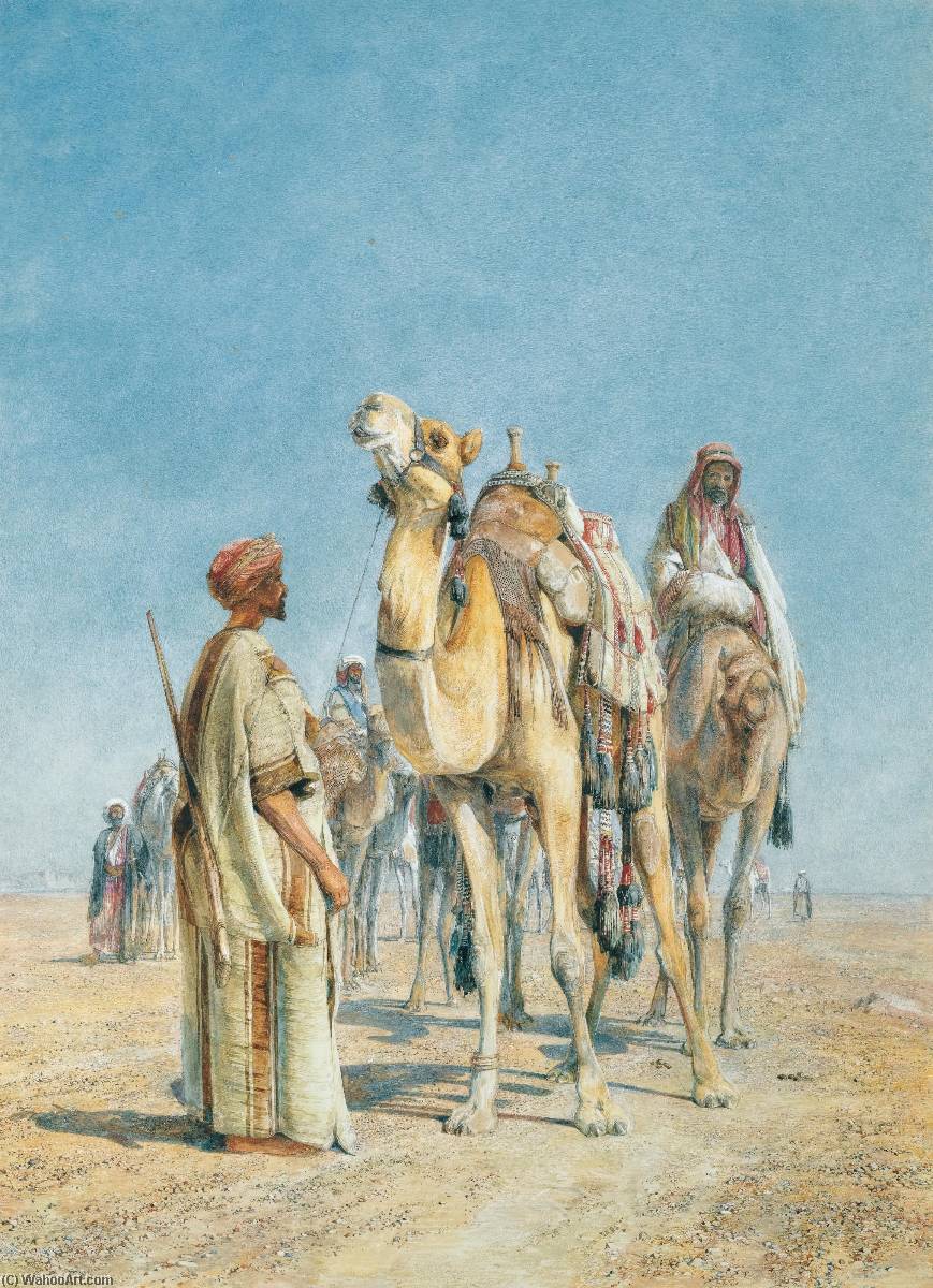 Halt In The Desert — John Frederick Lewis
