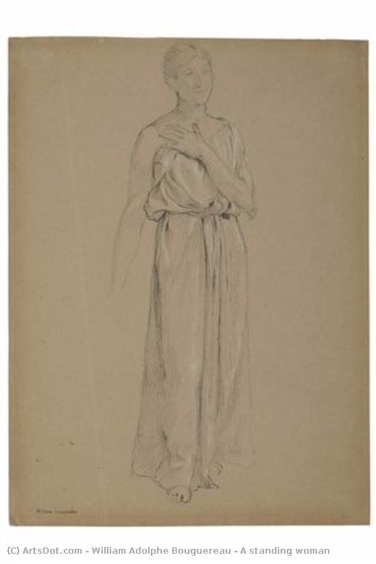A Standing Woman — William-adolphe Bouguereau